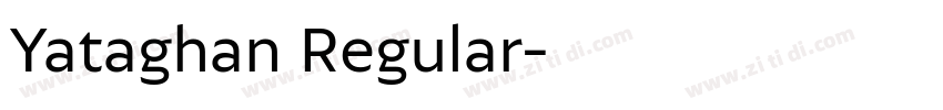 Yataghan Regular字体转换 Yataghan Regular字体转换